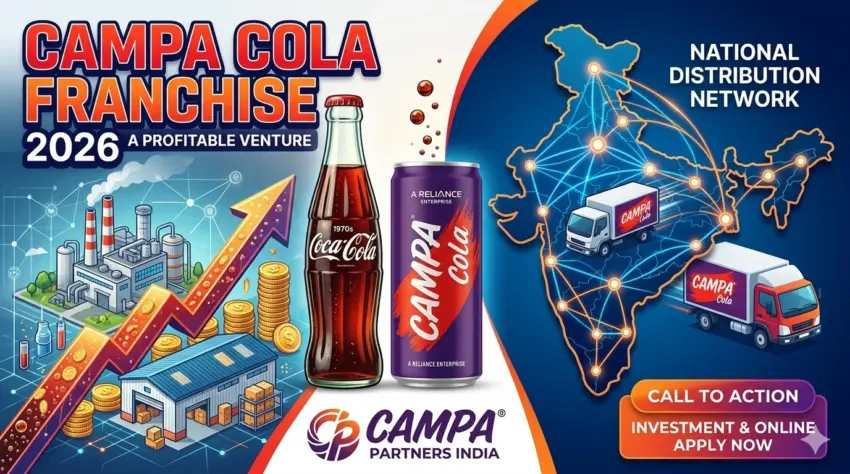Campa Cola Franchise 2026: Official Business Opportunity Banner